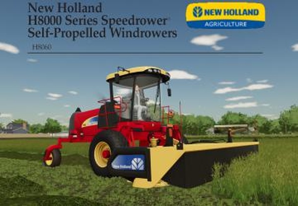 New Holland H8060 Speedrowerверсия 1.1.0.0 для Farming Simulator 2022