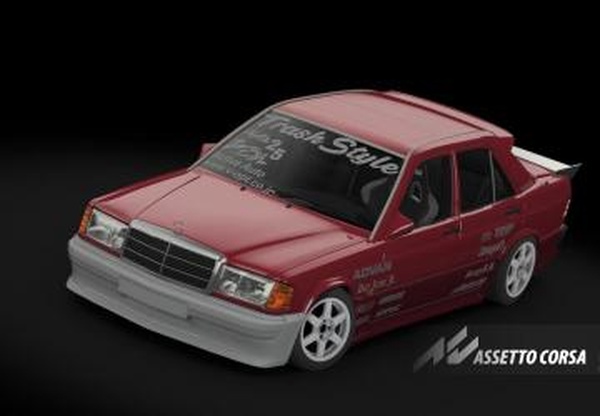 Mercedes-Benz 190E TrashStyle Jacoверсия 1.0 для Assetto Corsa