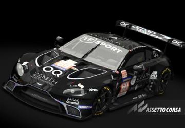 #69, Aston Martin Vantage GTE, TF Sport, ELMS 2022, 4kv1.01 для Assetto Corsa