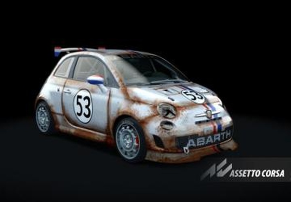 Skinpack OT-Racing Club FWD vs RWD -Abarth 500 Assetto Corsev1.0 для Assetto Corsa