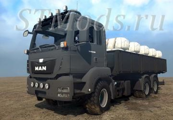 MAN TGS 6x6 Packверсия 1.0 для Spintires: MudRunner (v14.08.19)