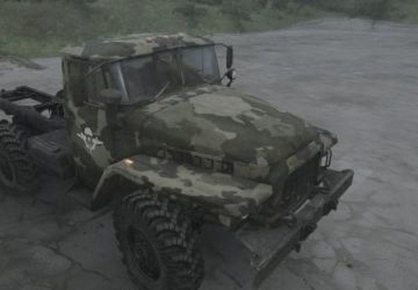 Текстура Урал-375 «Камуфляж»версия 1.0 для Spintires: MudRunner (v14.08.19)