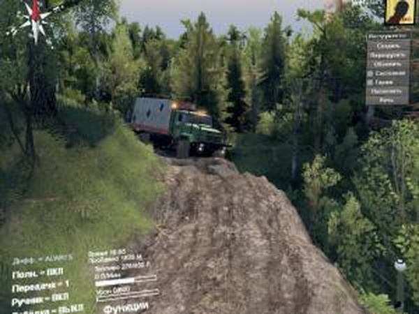 Карта «Отдых»версия 1.0 для SpinTires (v03.03.16)
