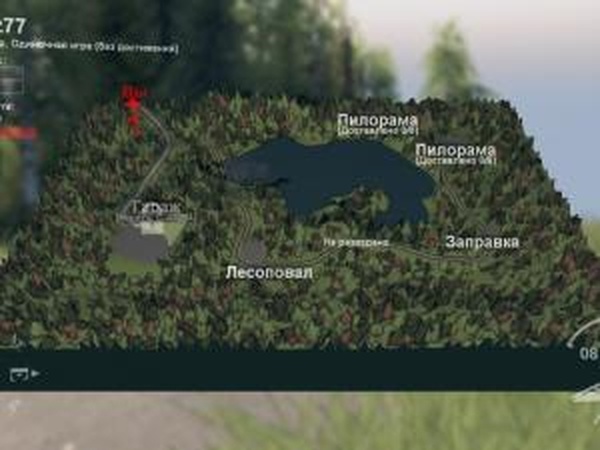 Карта «Газ77»версия 1.1 для SpinTires (v03.03.16)