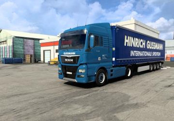 Комбо скин Hinrich Glissmannверсия 1.0 для Euro Truck Simulator 2 (v1.42.x)