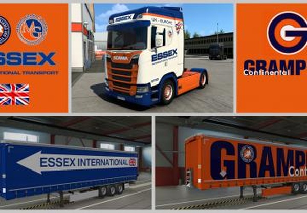 Комбо скин Grampianверсия 1.0 для Euro Truck Simulator 2 (v1.42.x)