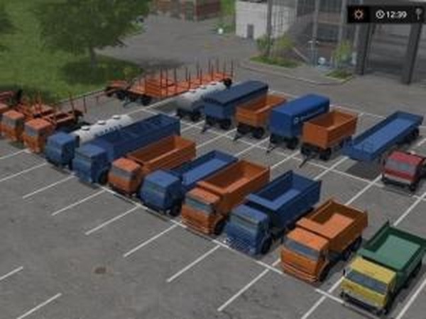 КамАЗ Пакверсия 1.1 для Farming Simulator 2017