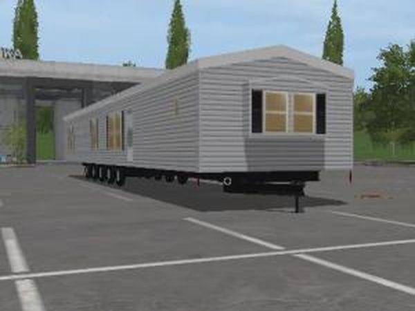 Полуприцеп Mobile Homeверсия 08.04.17 для Farming Simulator 2017