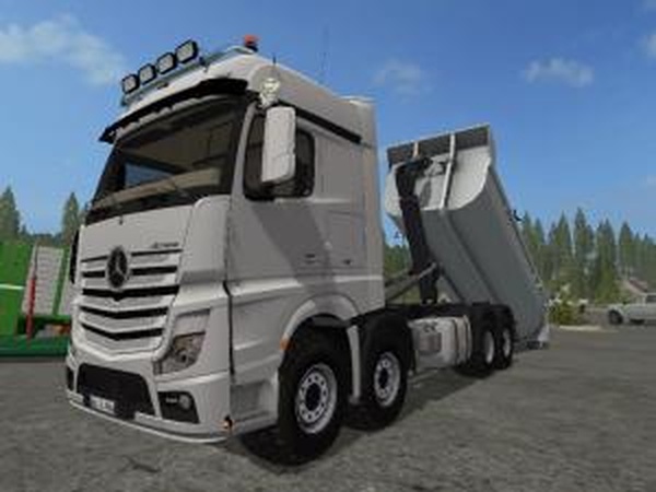 Mercedes Benz Actros MP4 8x8 IT Runnerверсия 2.0 для Farming Simulator 2017