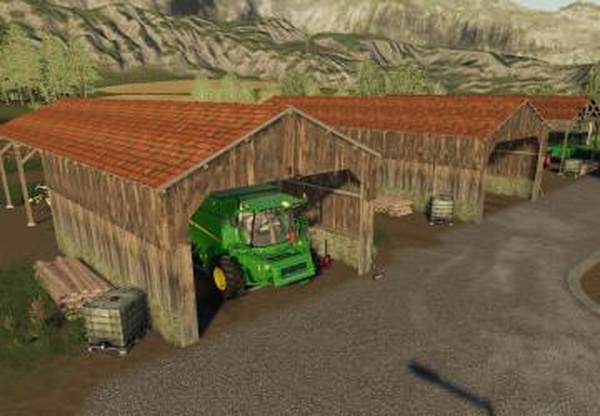 Old Wooden Shedверсия 1.0.0.0 для Farming Simulator 2019 (v1.7.x)