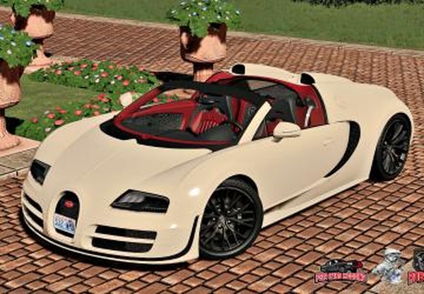 Bugatti Veyron Grand Sport Vitesse 2012версия 1.0.0.0 для Farming Simulator 2019 (v1.7.x)
