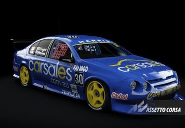 Ford AU Falcon XR8 V8 Supercar mk2версия 1.1.1 для Assetto Corsa