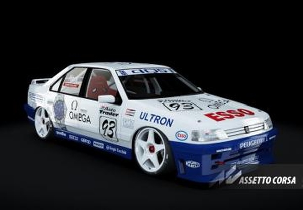 Peugeot 405 BTCCверсия 1.2.2 для Assetto Corsa