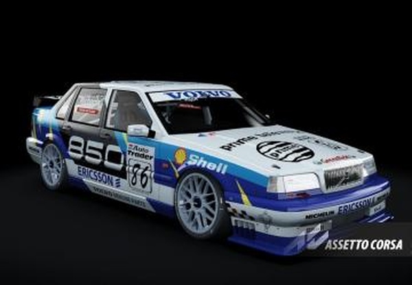 Volvo 850 BTCCверсия 1.2.2 для Assetto Corsa