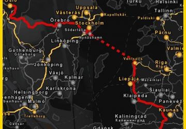 Black Backgroundверсия 1.0 для Euro Truck Simulator 2 (v1.41.x)