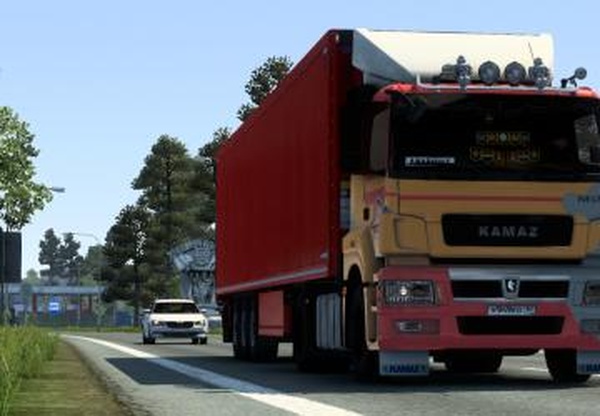 Скин 5490 во время ремонтаверсия 1.0 для Euro Truck Simulator 2 (v1.35.x, - 1.41.x)