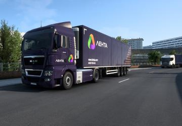 Скин ТК «Лента»версия 1.0 для Euro Truck Simulator 2 (v1.35.x, - 1.42.x)