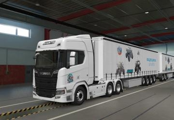 Скин Avantis + брызговикиверсия 1.3 для Euro Truck Simulator 2 (v1.39.x, - 1.43.x)