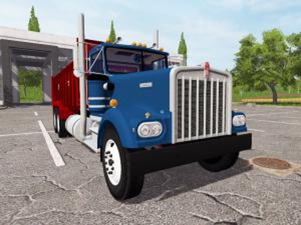 Kenworth W900A manure spreaderверсия 06.04.17 для Farming Simulator 2017