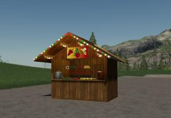 Christmas Market Beveragesверсия 1.0.0.0 для Farming Simulator 2019 (v1.7.x)