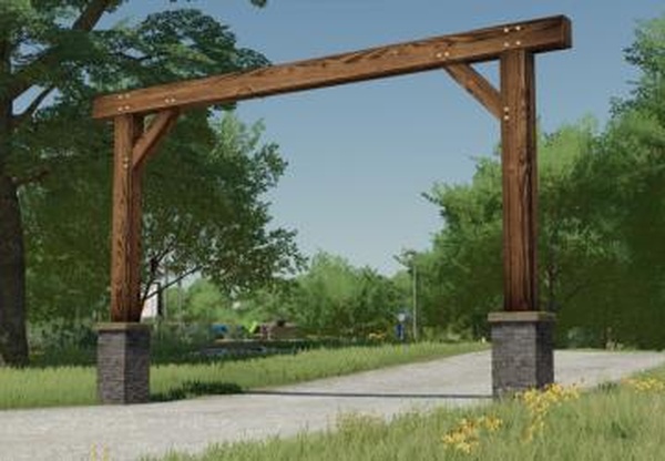 American Ranch Gate Entranceверсия 1.0.0.0 для Farming Simulator 2022