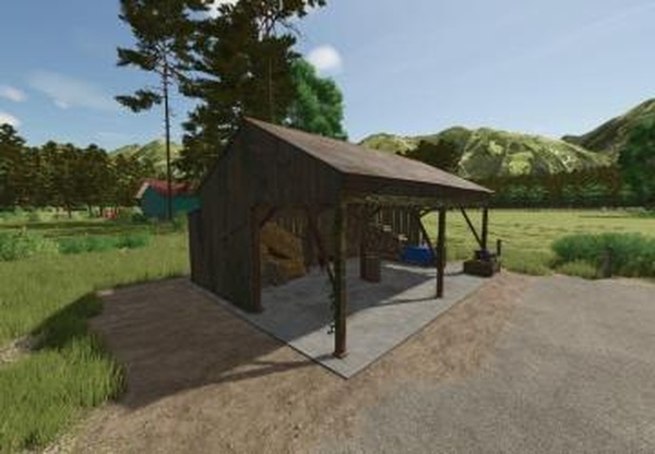 Old Wooden Shedверсия 1.0.0.0 для Farming Simulator 2025