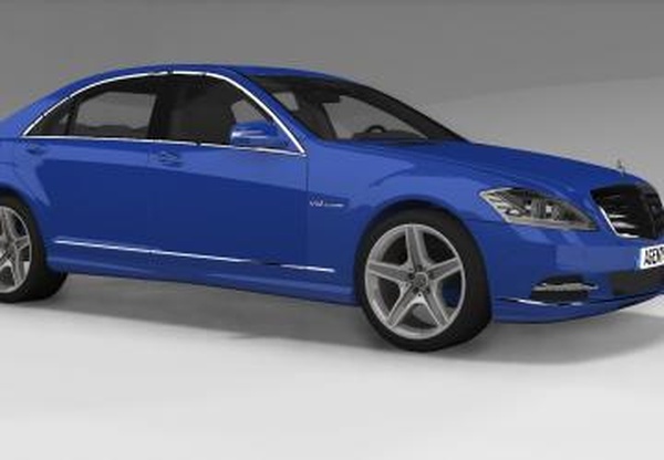 Mercedes S Class W221версия 1.0 для BeamNG.drive (v0.19)