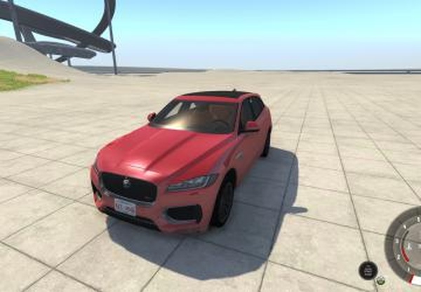 Jaguar F-Paceверсия 1.1 для BeamNG.drive (v0.19.4.2)