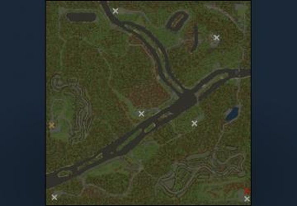 Карта «Лесхоз Красный Молот - 2»версия 1.0 для Spintires: MudRunner (v10.06.19)