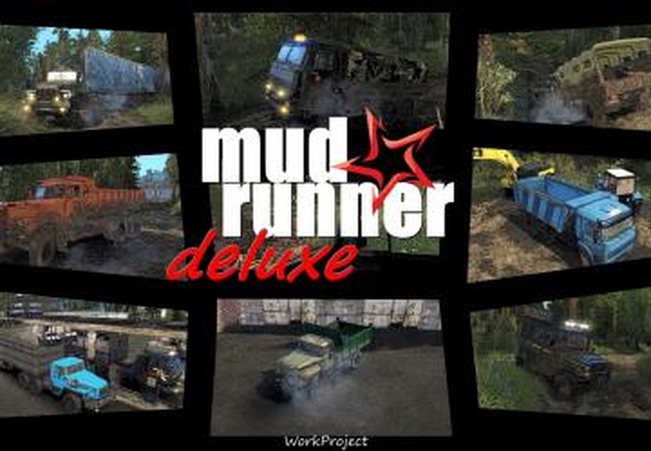 MudRunner Deluxeверсия 1.4 для Spintires: MudRunner (v14.08.19)