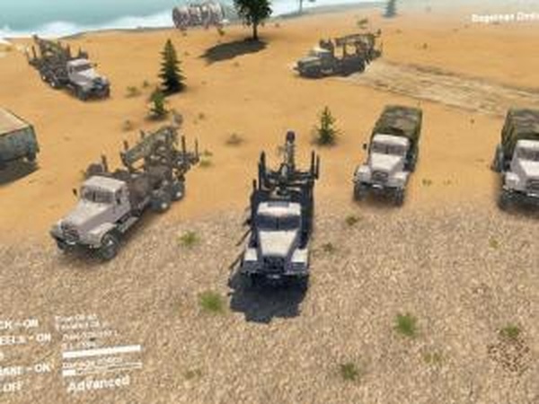 Карта «221: Вверх по реке (на барже!)»версия 1.1 для SpinTires (v03.03.16)