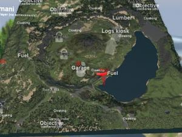 Карта «Kintamani»версия 1 для SpinTires (v03.03.16)