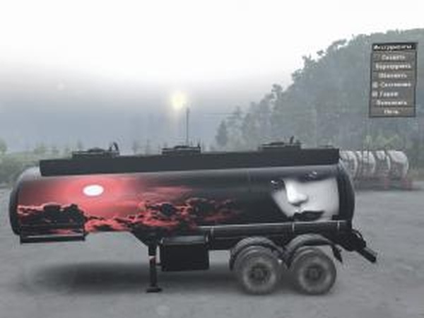 Текстура полуприцепа-цистерны «Свежая кровь 2»v1.0 для SpinTires (v03.03.16)