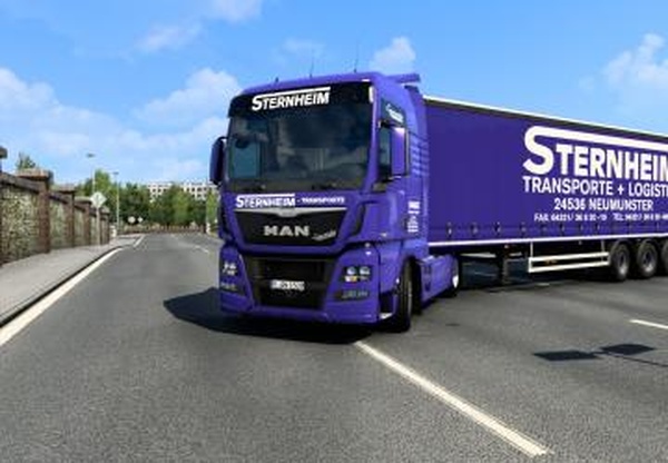 Комбо скин Sternheim Transportверсия 1.0 для Euro Truck Simulator 2 (v1.41.x)