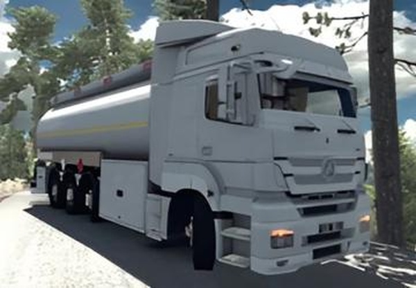Mercedes Axor 3240 бензовозверсия 1.0 для Euro Truck Simulator 2 (v1.40.x, 1.41.x)