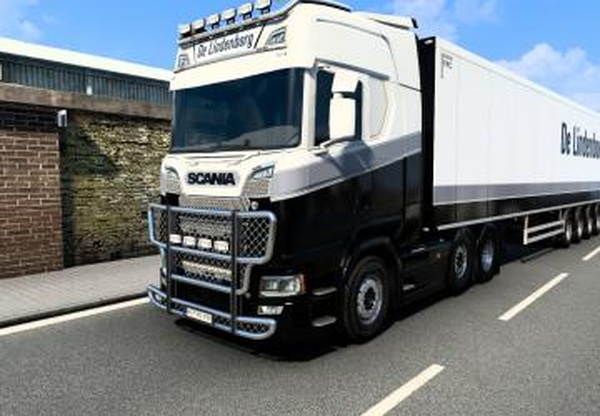 Комбо скин De Lindenborg Scaniaверсия 1.0 для Euro Truck Simulator 2 (v1.41.x)