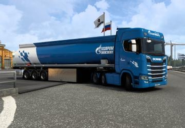 Скин «Газпромнефть»версия 1.0 для Euro Truck Simulator 2 (v1.39.x, - 1.41.x)