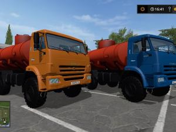 КамАЗ-43118 Бензовозверсия 1.1 для Farming Simulator 2017 (v1.5.x)