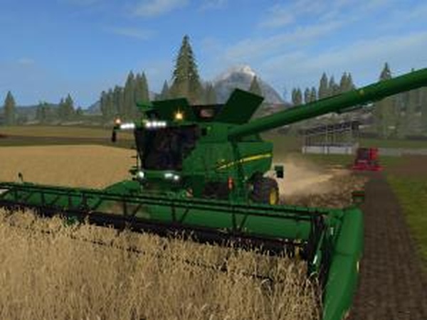 John Deere S690Iверсия 1.0 для Farming Simulator 2017