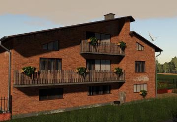 Brick Houseверсия 1.0.0.0 для Farming Simulator 2019 (v1.7.x)