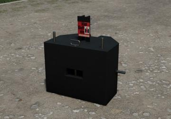 Weight 750kg homemadeверсия 1.0.0.0 для Farming Simulator 2022