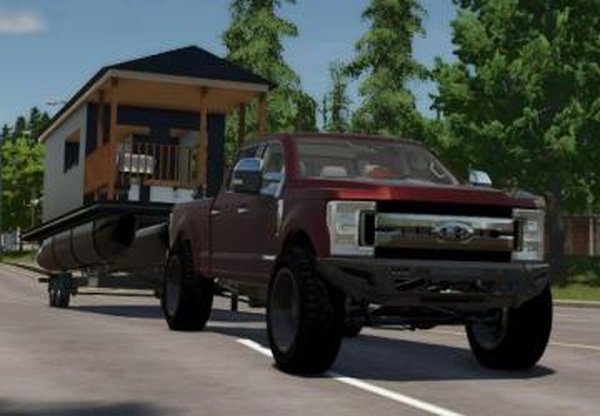 2018 Ford F250 AnyLevelверсия 1.0.0.0 для Farming Simulator 2025