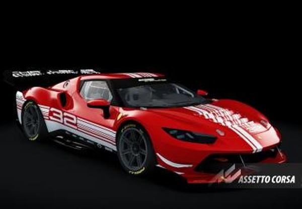 Ferrari 296 Challenge 2024версия 1.0.1 для Assetto Corsa