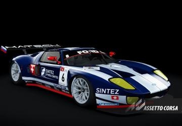 Ford GT Matech GT1версия 1.1 для Assetto Corsa
