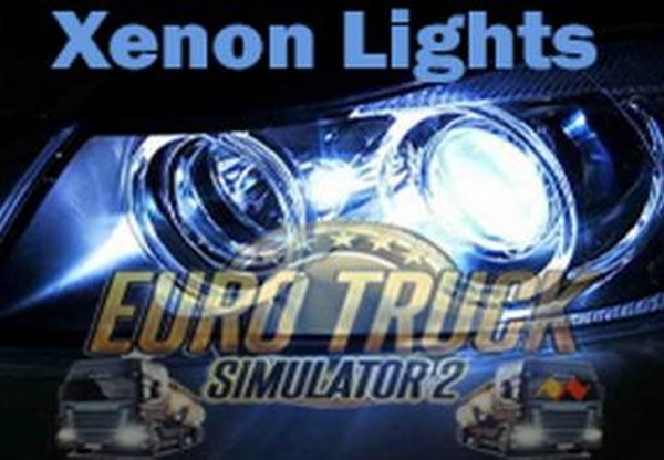 Ксеноновые фарыверсия 1.2 для Euro Truck Simulator 2 (v1.41.x, 1.42.x)
