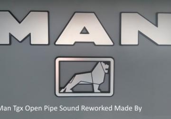 MAN TGX Open Pipe Sound Reworkedверсия 1.0 для Euro Truck Simulator 2 (v1.39.x, - 1.43.x)
