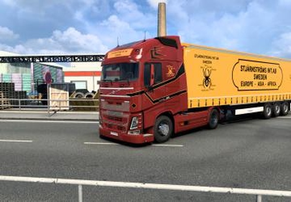 Комбо скин  Stjärnströms International ABv1.0 для Euro Truck Simulator 2 (v1.41.x)