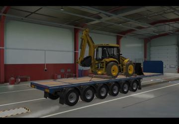 Ballast Trailer 6 Axlesверсия 2.0 для Euro Truck Simulator 2 (v1.41.x)