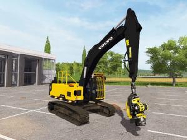 Volvo EC300E foresty cutterверсия 16.03.17 для Farming Simulator 2017
