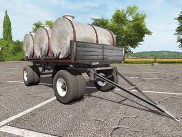 Прицеп с бочкамиверсия 16.03.17 для Farming Simulator 2017